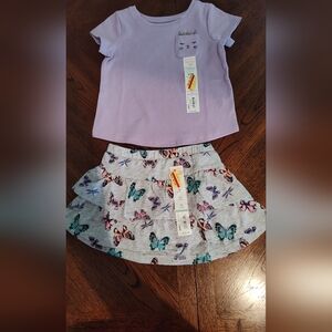 NWT 12M girls scooter w/shirt both Jumping Beans